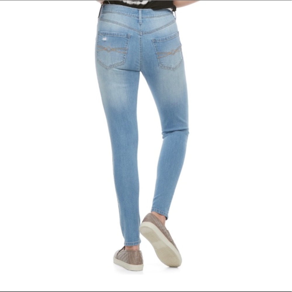 Blue Wash MUDD High Waisted (Jegging) Jean Legging